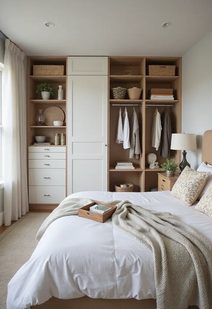 28 Modern Bedroom Interior Design Ideas That Feel Luxe & Serene - 26. Stay Organized
