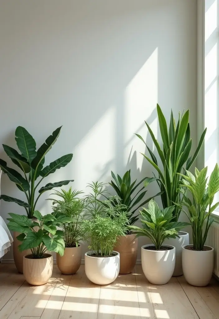 28 Modern Bedroom Interior Design Ideas That Feel Luxe & Serene - 7. Indoor Plants