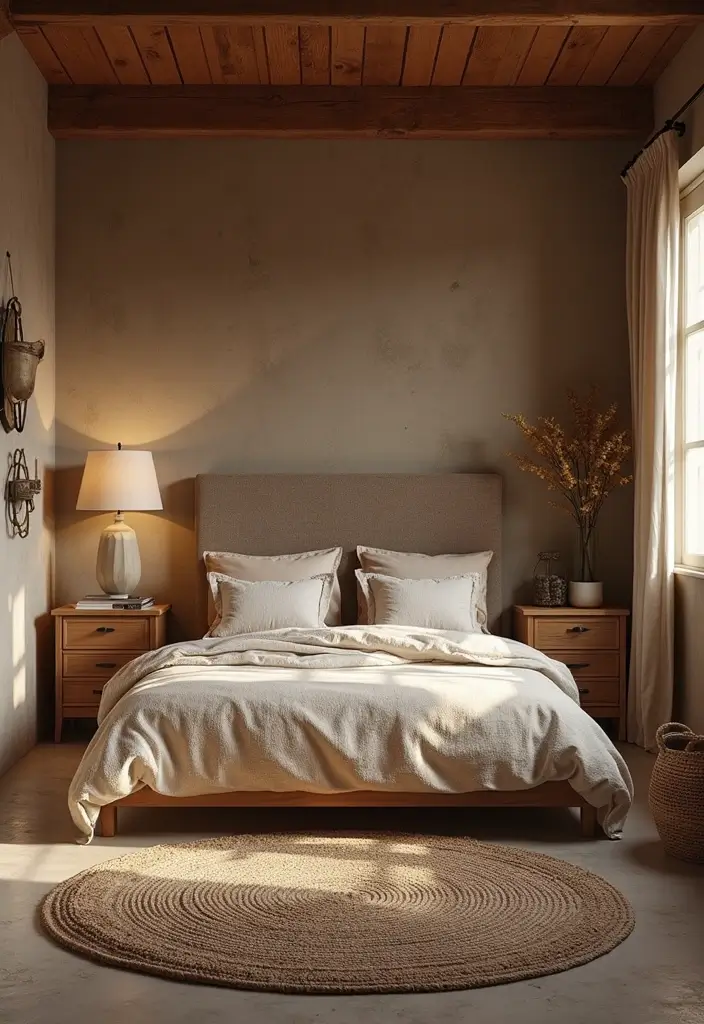 28 Rustic Brown Bedroom Ideas That Bring Natural Warmth - 28. Be Mindful of Space