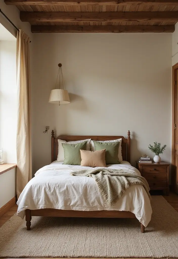 28 Rustic Brown Bedroom Ideas That Bring Natural Warmth - 3. Earthy Color Palette
