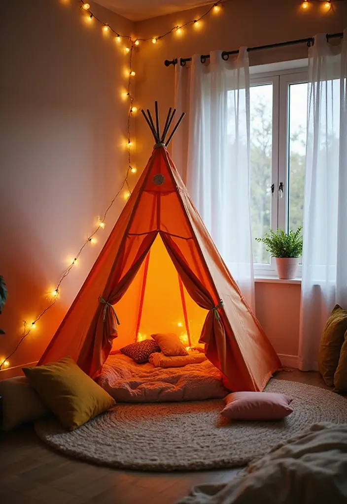 28 Small Kids Bedroom Ideas for Boys That Are Playful & Organized - 1. Adventure Awaits: Themed Tents