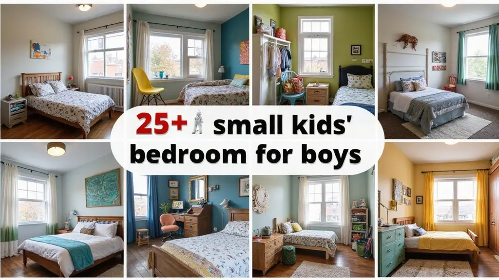28 Small Kids Bedroom Ideas for Boys That Are Playful & Organized