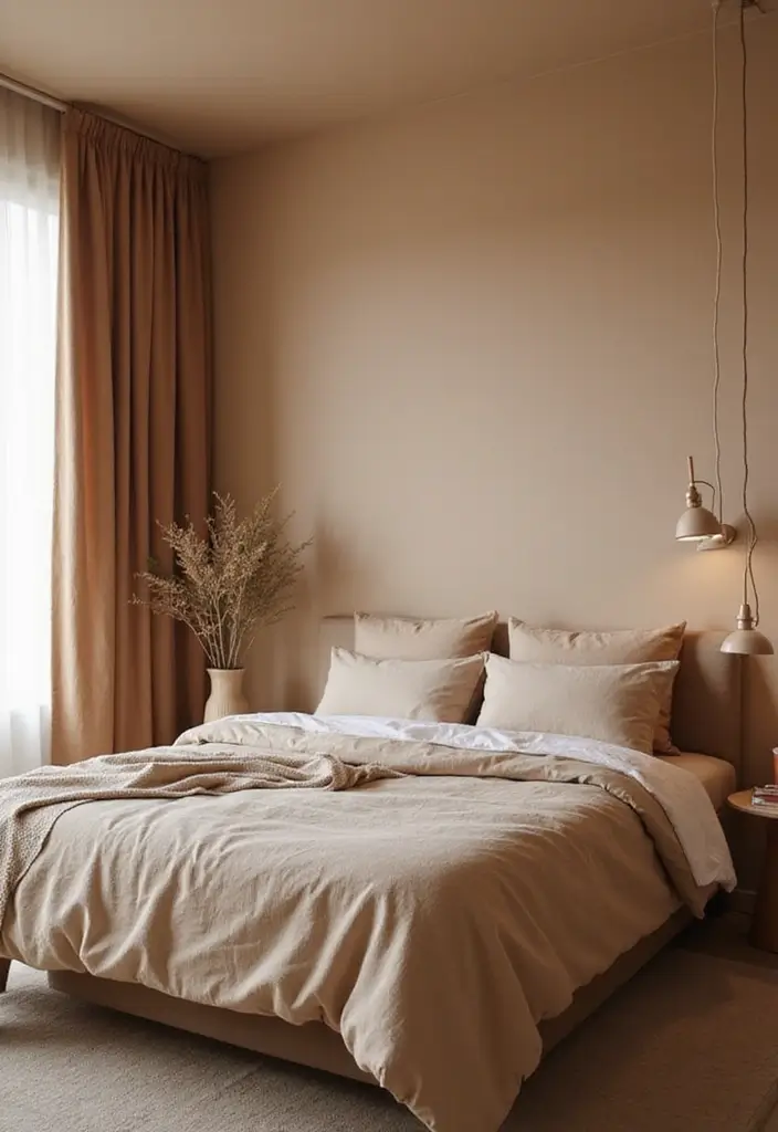 29 Earth Tone Bedroom Ideas That Feel Warm, Calm & Natural - 11. Eco-Friendly Paint Choices