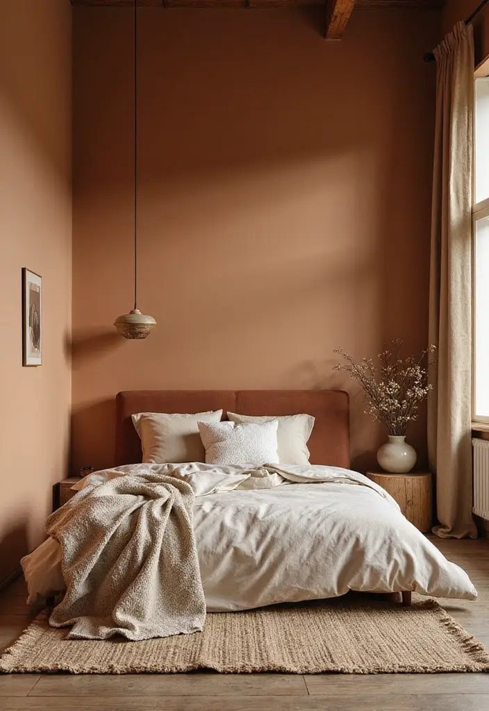 29 Earth Tone Bedroom Ideas That Feel Warm, Calm & Natural - 4. Earthy Color Palette