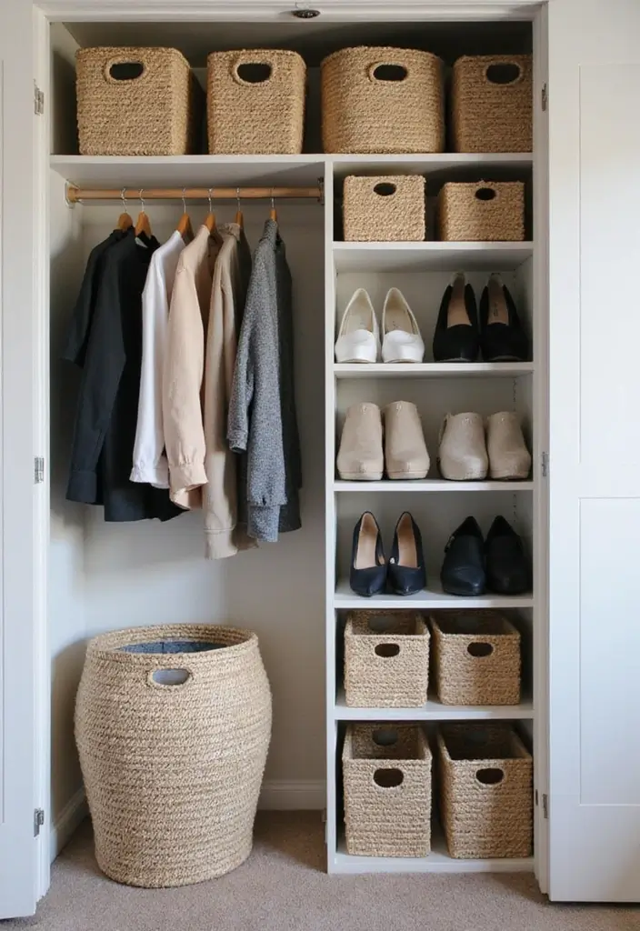 29 Mobile Home Bedroom Ideas That Feel Cozy and Clever - 10. Stylish Closet Solutions