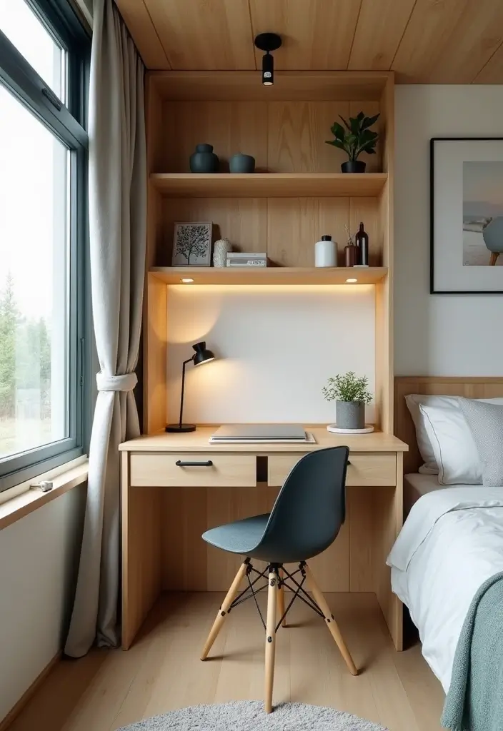 29 Mobile Home Bedroom Ideas That Feel Cozy and Clever - 16. Compact Desks for Work