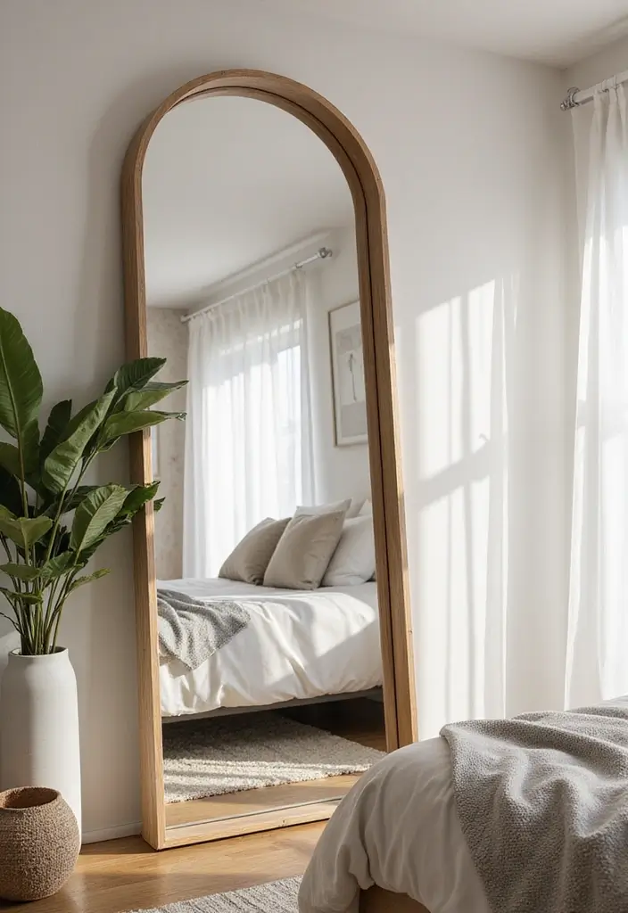 29 Mobile Home Bedroom Ideas That Feel Cozy and Clever - 19. Incorporating Mirrors