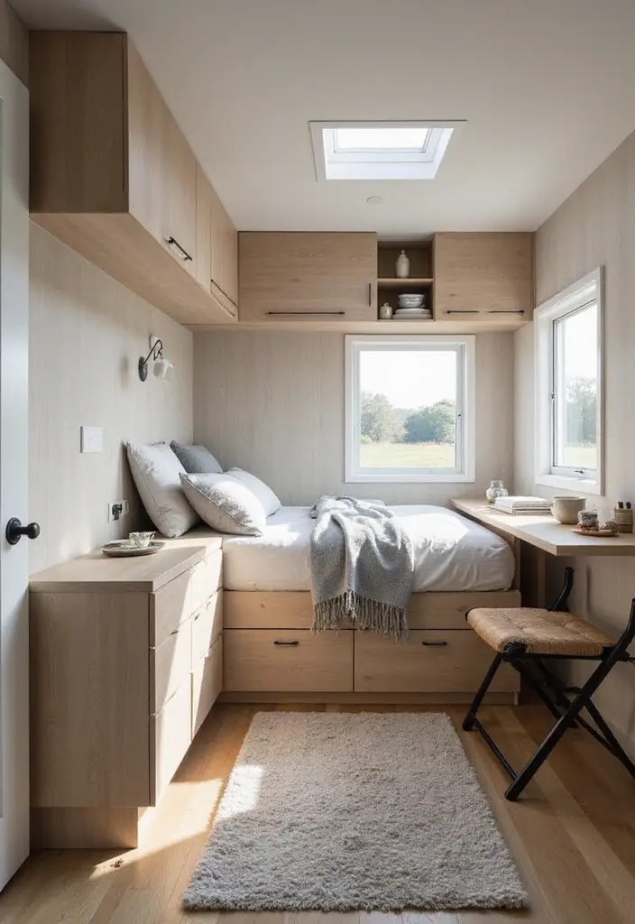 29 Mobile Home Bedroom Ideas That Feel Cozy and Clever - 2. Multifunctional Furniture