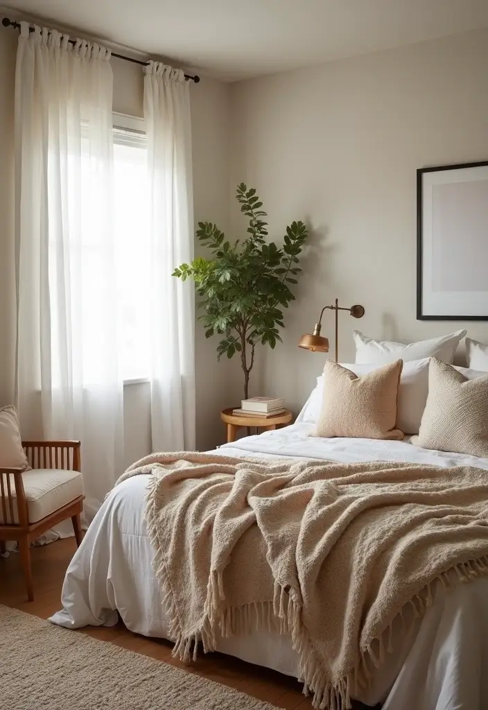 29 Mobile Home Bedroom Ideas That Feel Cozy and Clever - 29. Cozy Throw Blankets