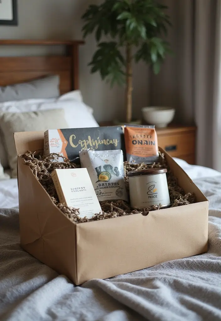 29 Romantic Bedroom Ideas for Him Birthday That Feel Personal & Cozy - 11. Themed Birthday Gifts