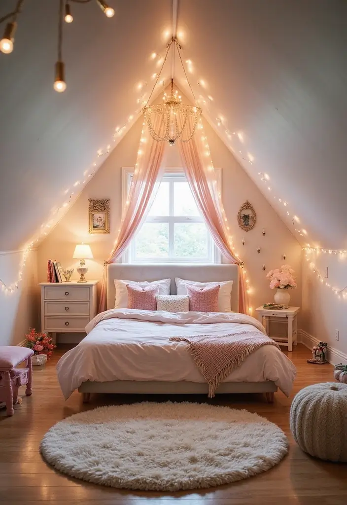 30 Attic Bedroom Ideas for Kids That Feel Magical and Fun - 1. Fairytale Fantasy