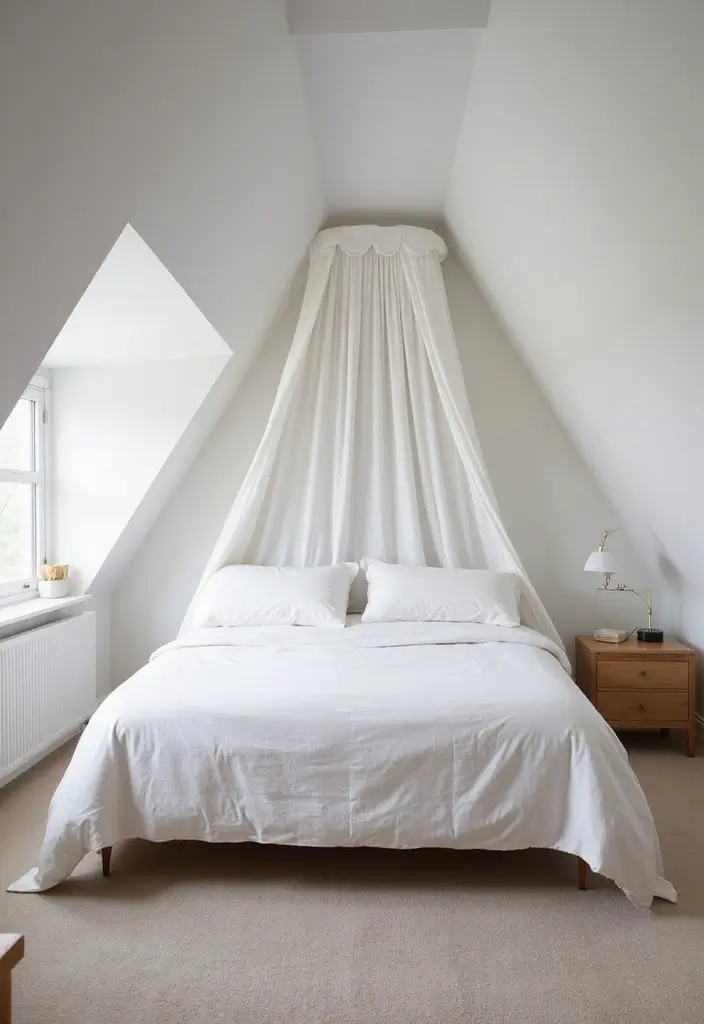 30 Attic Bedroom Ideas for Kids That Feel Magical and Fun - 12. Minimalist Magic
