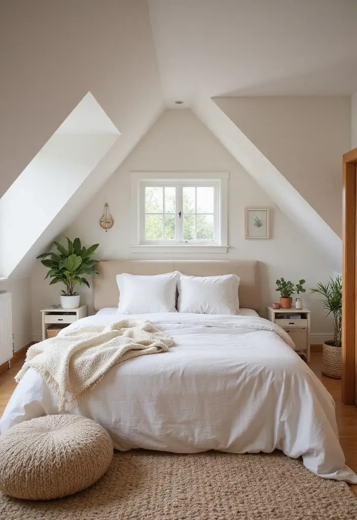 30 Attic Bedroom Ideas for Kids That Feel Magical and Fun - 28. Serene Sanctuary