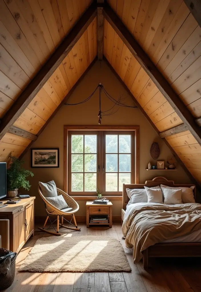 30 Attic Bedroom Ideas for Kids That Feel Magical and Fun - 29. Outdoor Adventure