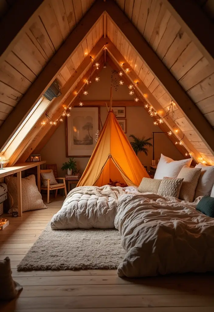 30 Attic Bedroom Ideas for Kids That Feel Magical and Fun - 5. Adventure Zone
