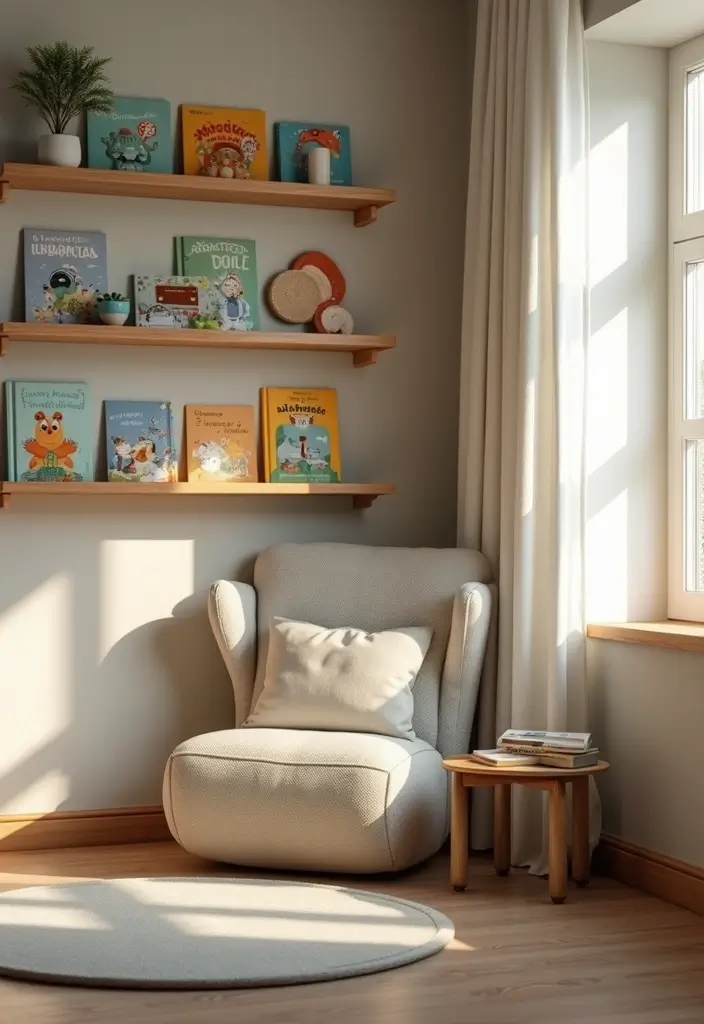 30 Baby Boys Bedroom Ideas That Are Cute Calm & Cozy - 10. Cozy Reading Nook