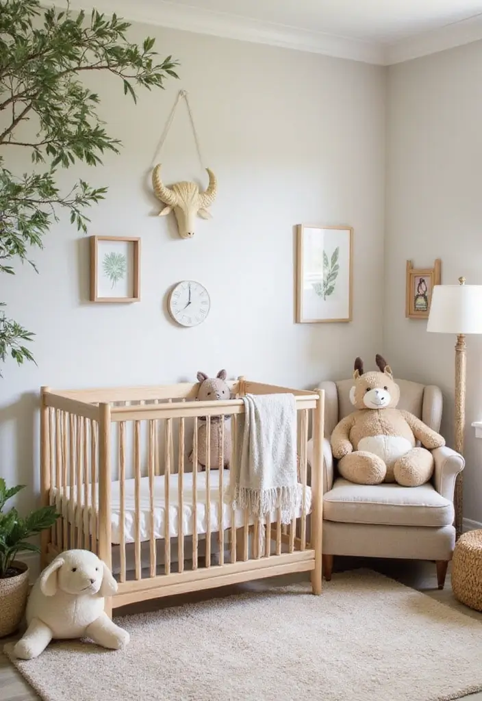 30 Baby Boys Bedroom Ideas That Are Cute Calm & Cozy - 11. Animal Kingdom
