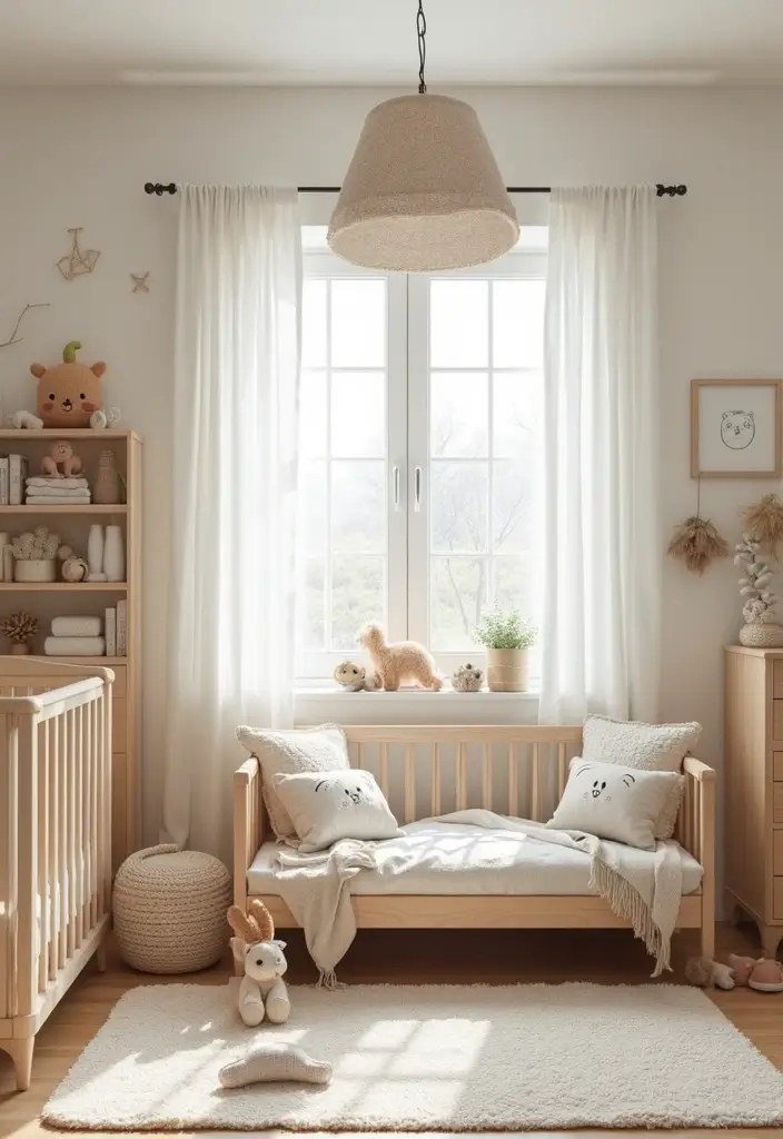 30 Baby Boys Bedroom Ideas That Are Cute Calm & Cozy - 20. Soft Boho Bliss