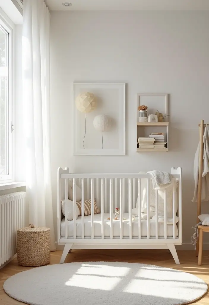 30 Baby Boys Bedroom Ideas That Are Cute Calm & Cozy - 24. Scandinavian Simplicity