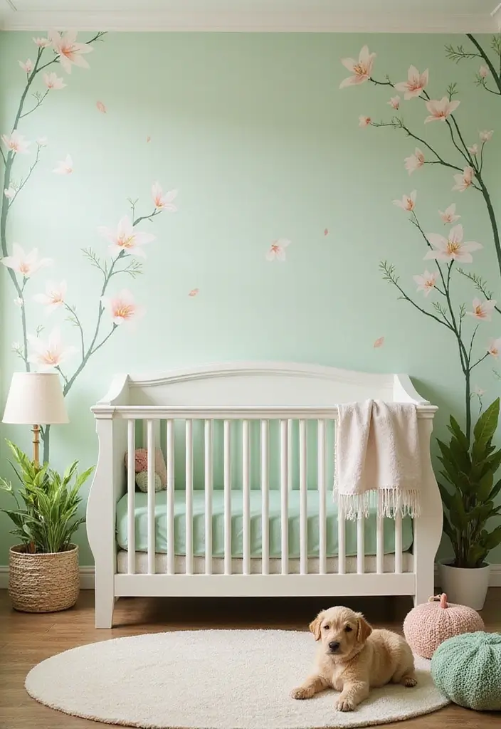 30 Baby Boys Bedroom Ideas That Are Cute Calm & Cozy - 26. Enchanted Garden