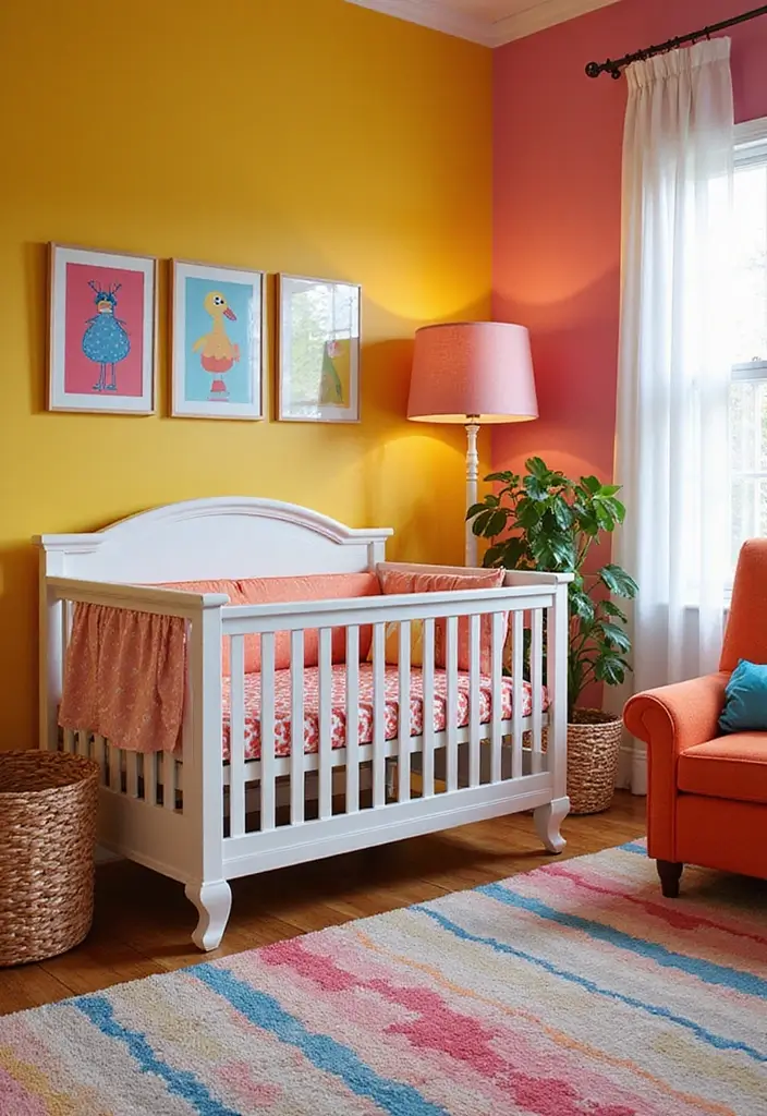 30 Baby Boys Bedroom Ideas That Are Cute Calm & Cozy - 28. Color Pop Fun