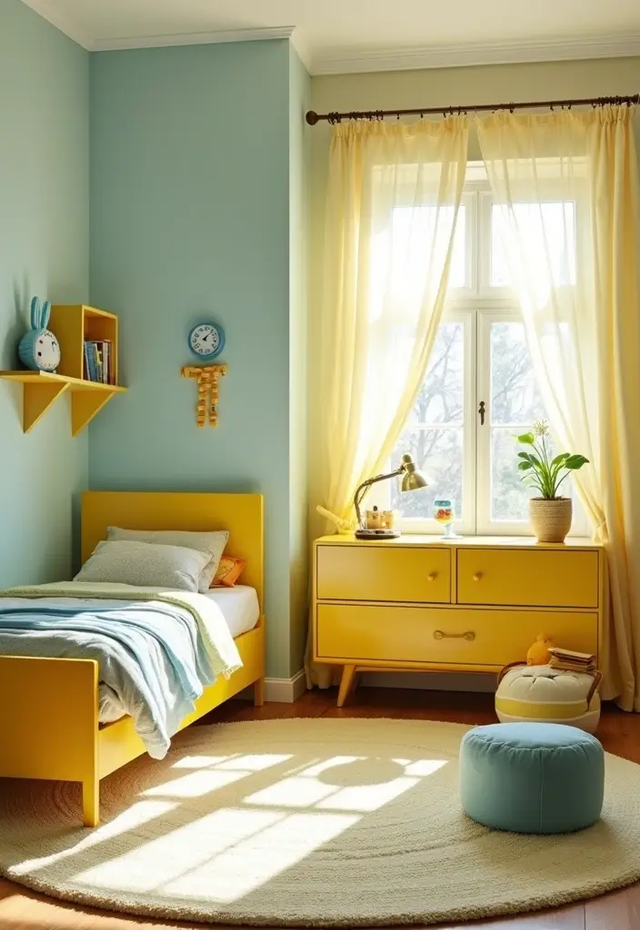 30 Baby Boys Bedroom Ideas That Are Cute Calm & Cozy - 4. Bright and Cheerful