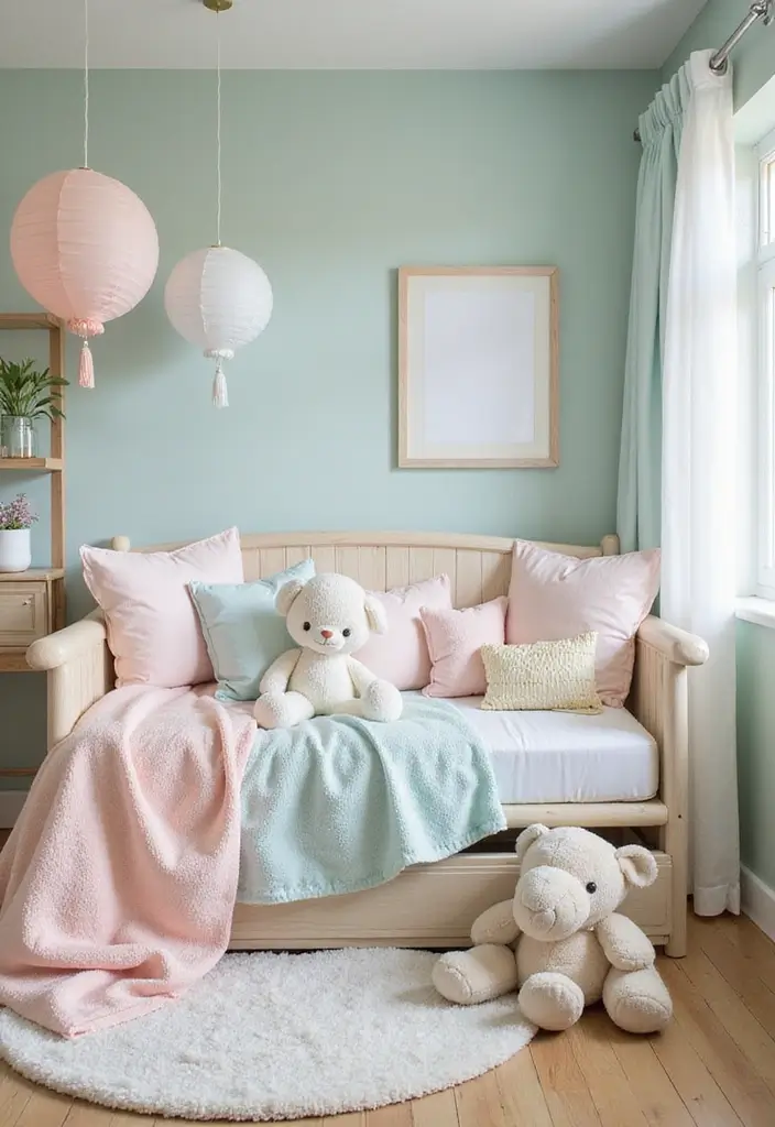 30 Baby Boys Bedroom Ideas That Are Cute Calm & Cozy - 6. Soft Pastel Palette
