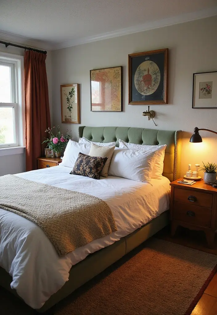 30 Basement Bedroom Ideas on a Budget That Look Expensive - 26. Eclectic Mix