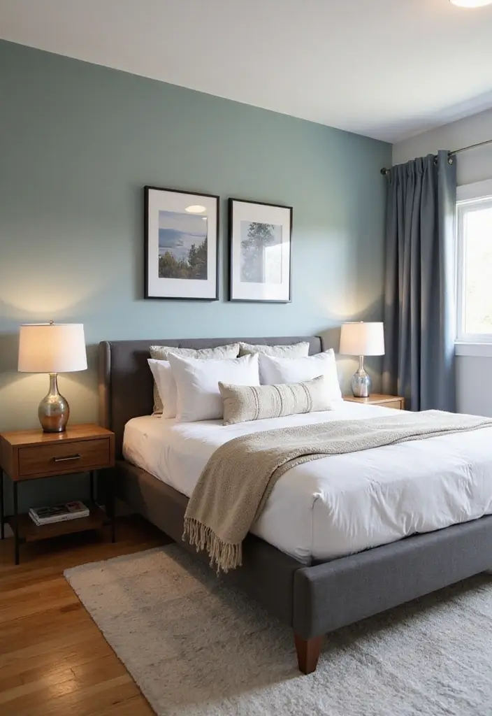 30 Basement Bedroom Ideas on a Budget That Look Expensive - 28. Floating Nightstands