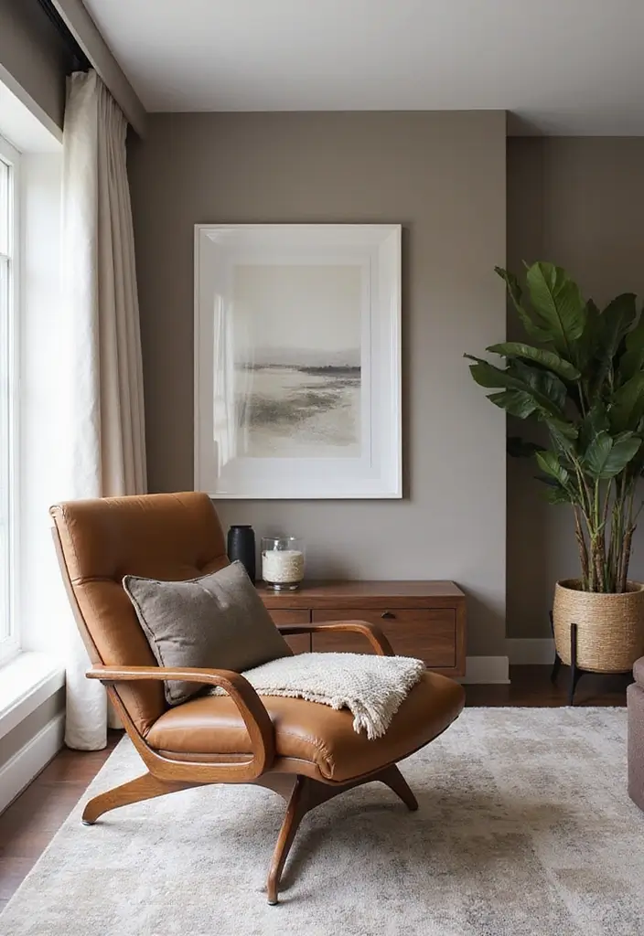 30 Bedroom Chair Ideas for a Luxe & Relaxing Master Suite - 15. Contemporary Lounge Chair