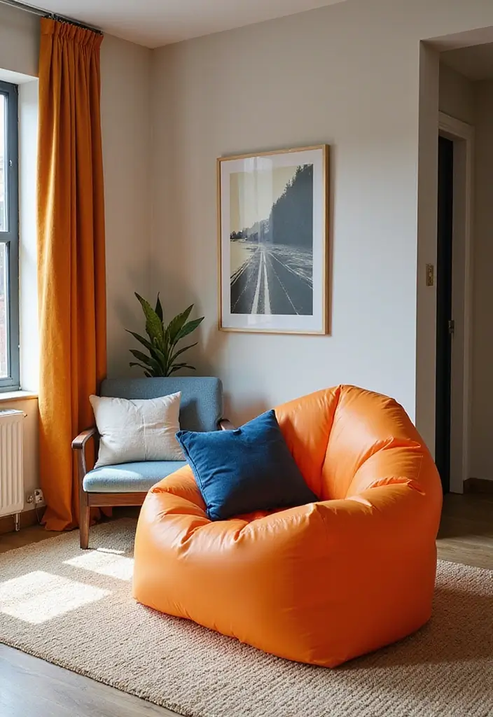 30 Bedroom Chair Ideas for a Luxe & Relaxing Master Suite - 27. Inflatable Lounge Chair