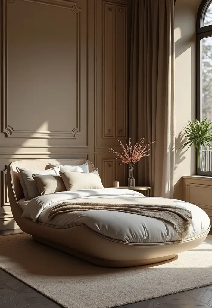 30 Bedroom Chair Ideas for a Luxe & Relaxing Master Suite - 30. Stylish Sleep Chair