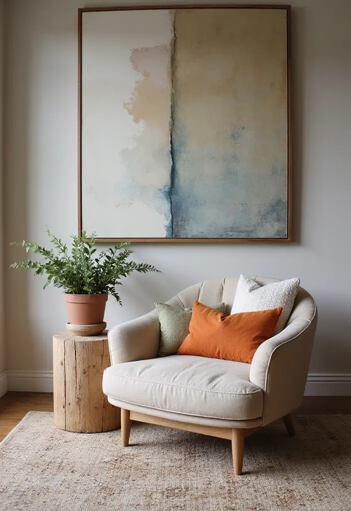 30 Bedroom Chair Ideas for a Luxe & Relaxing Master Suite - 9. Low-Profile Chair