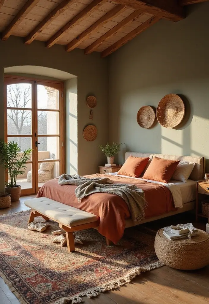 30 Bedroom Design Ideas for Women That Blend Chic and Comfort - 1. Earthy Tones for a Cozy Vibe
