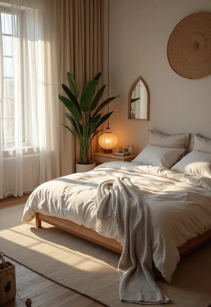 30 Bedroom Design Ideas for Women That Blend Chic and Comfort - 24. Encourage Mindfulness with Zen Spaces