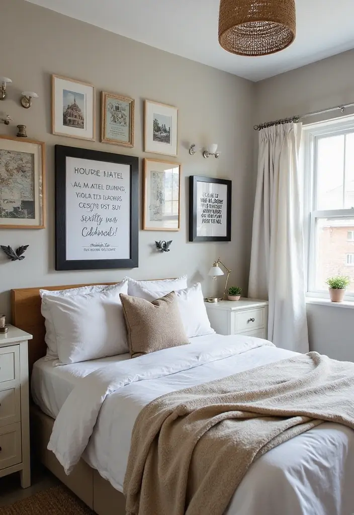 30 Bedroom Design Ideas for Women That Blend Chic and Comfort - 30. Celebrate Your Story Through Decor