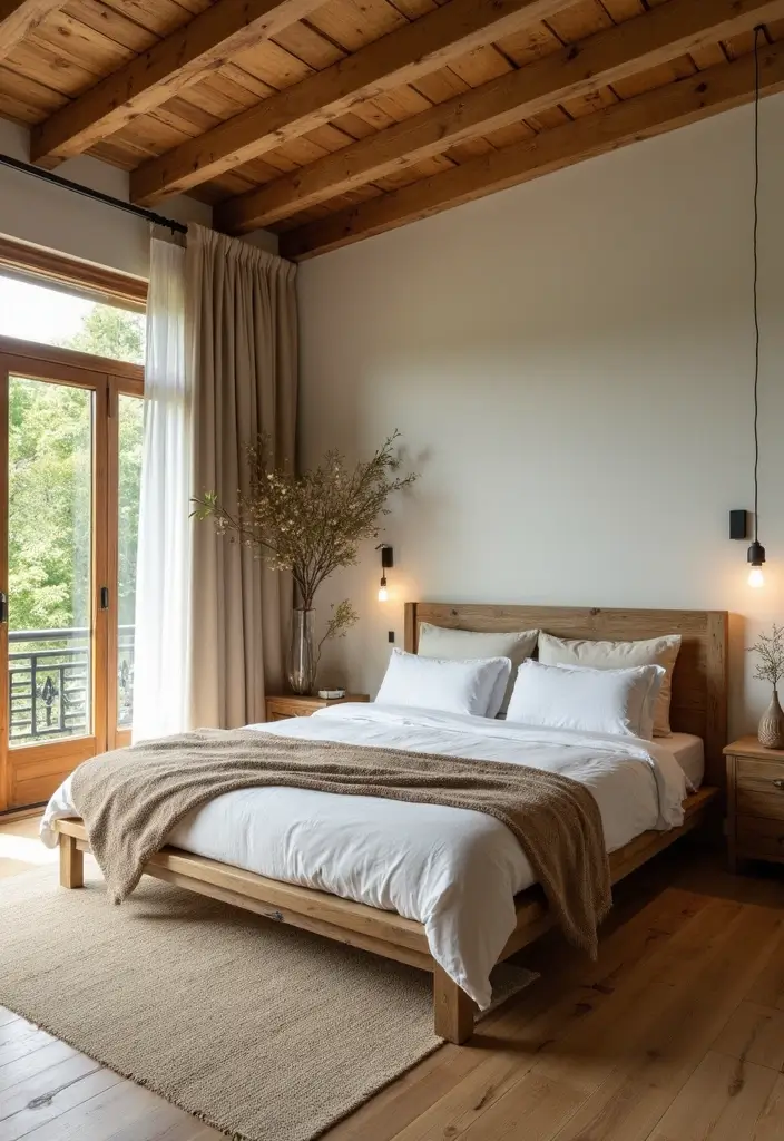 30 Bedroom Design Ideas for Women That Blend Chic and Comfort - 7. Sustainable Furniture Choices