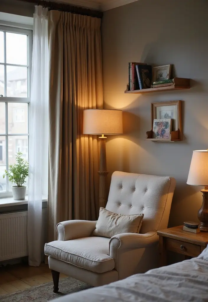 30 Bedroom Ideas for Small Spaces That Maximize Function & Style - 10. Cozy Reading Nooks