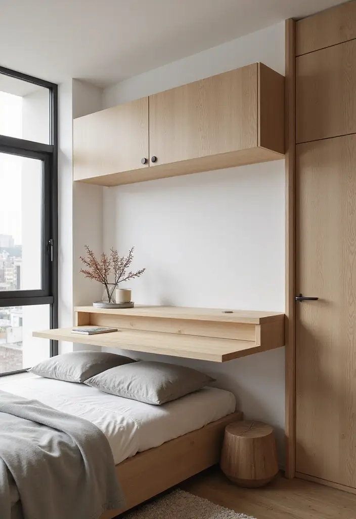 30 Bedroom Ideas for Small Spaces That Maximize Function & Style - 12. Wall-Mounted Desks