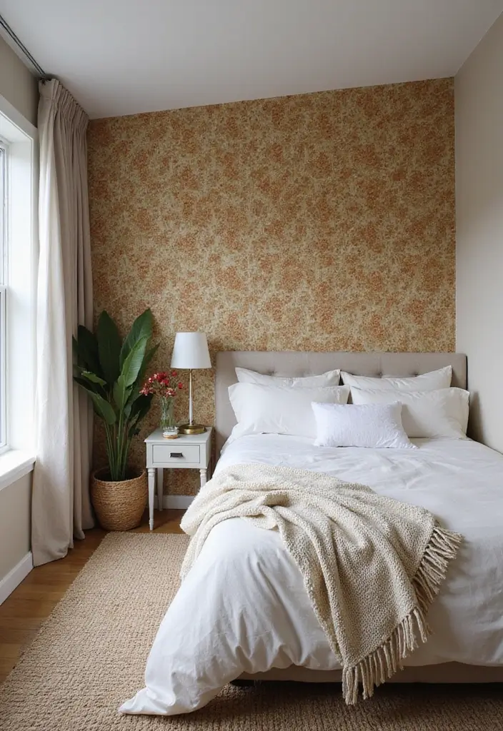 30 Bedroom Ideas for Small Spaces That Maximize Function & Style - 8. Colorful Accent Walls