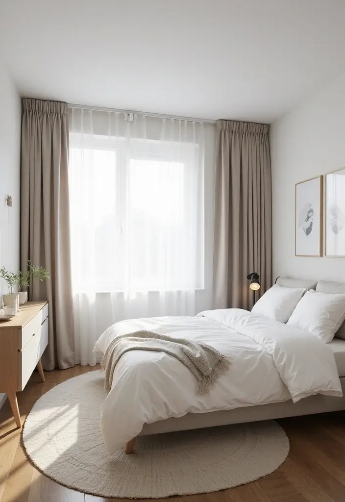30 Bedroom Set Up Ideas That Make Small Rooms Feel Big - 19. Minimalistic Approach to Decor