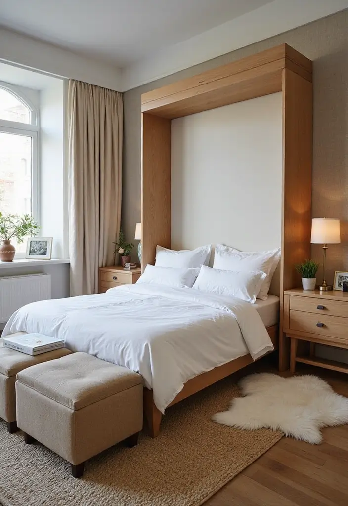 30 Bedroom Set Up Ideas That Make Small Rooms Feel Big - 2. Multi-Functional Furniture to Maximize Space