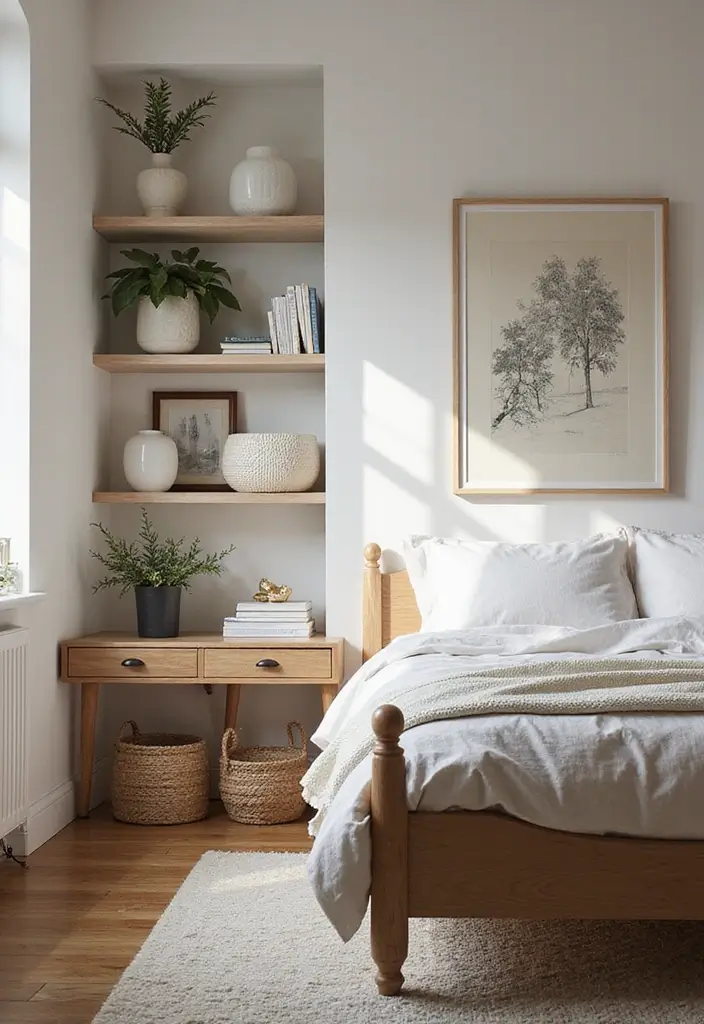 30 Bedroom Set Up Ideas That Make Small Rooms Feel Big - 25. Personal Touches with Accessories