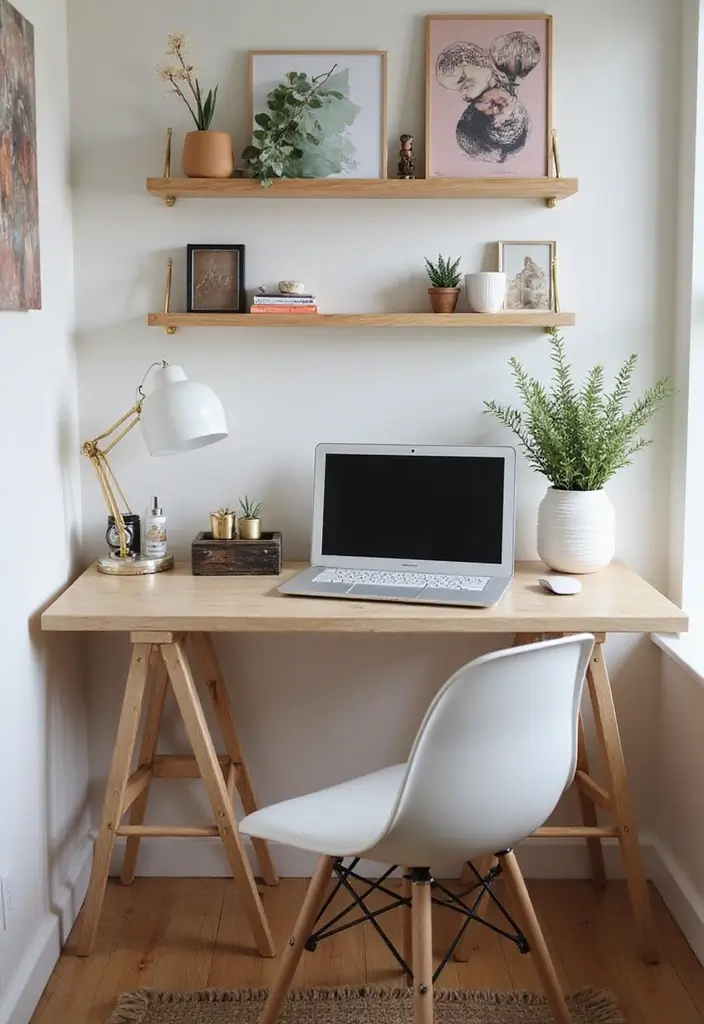30 Bedroom Set Up Ideas That Make Small Rooms Feel Big - 28. Simple Desk Organization