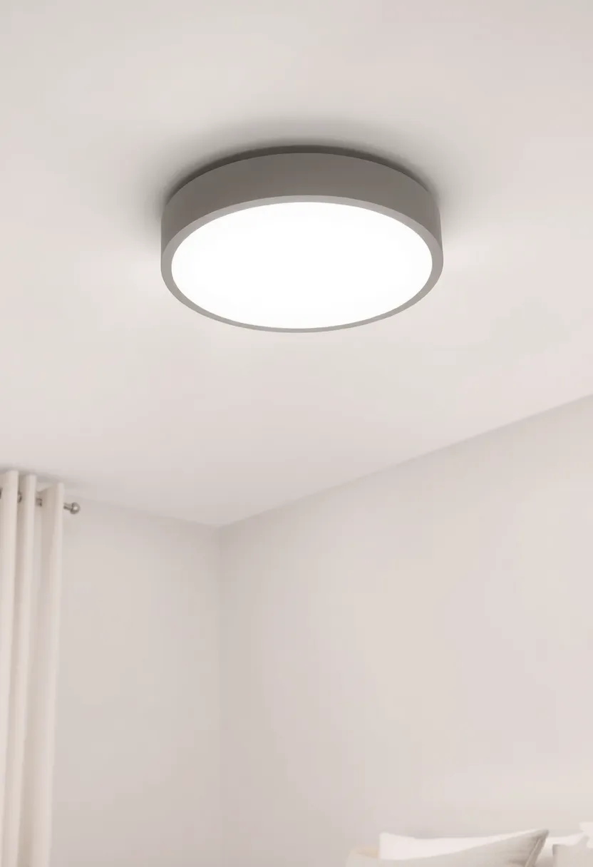 30 Grey Bedroom Furniture Ideas That Are Elegant & Timeless - 23. Grey Ceiling Lights