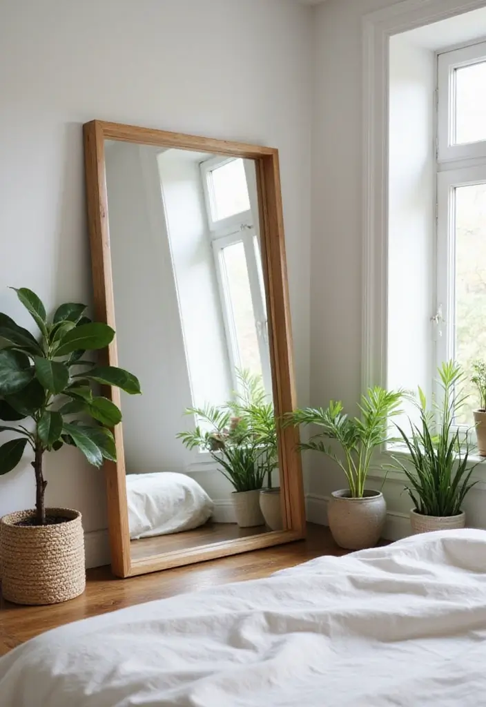 30 Jungle Bedroom Ideas for Adults That Bring Nature Indoors - 22. Statement Mirrors