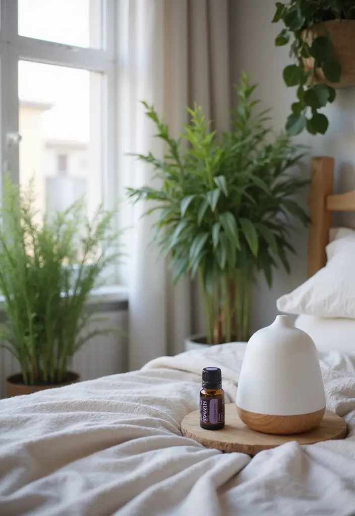 30 Jungle Bedroom Ideas for Adults That Bring Nature Indoors - 27. Fragrant Plants and Aromatherapy