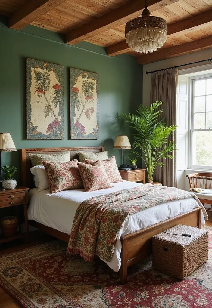 30 Jungle Bedroom Ideas for Adults That Bring Nature Indoors - 29. Cultural Inspirations from the Jungle