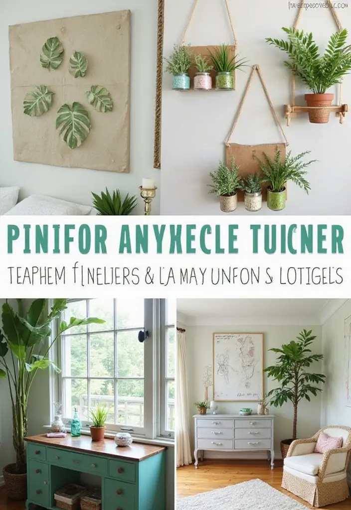 30 Jungle Bedroom Ideas for Adults That Bring Nature Indoors - 8. DIY Jungle Decor