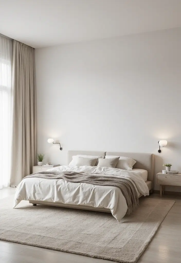 30 Luxury Bedroom Design Ideas That Exude Elegance & Class - 1. Minimalist Elegance